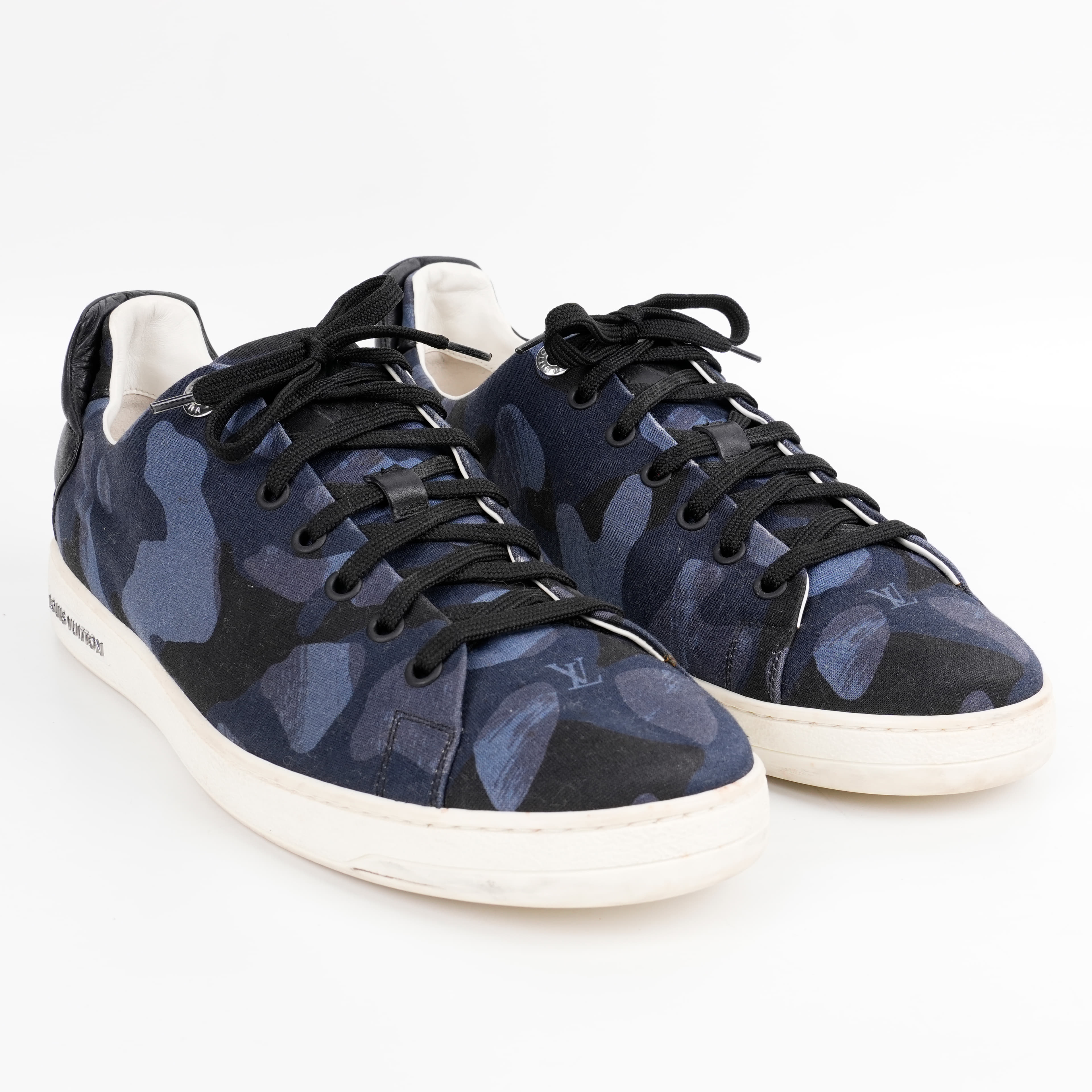 Louis Vuitton Frontrow Blue Camo Sneaker