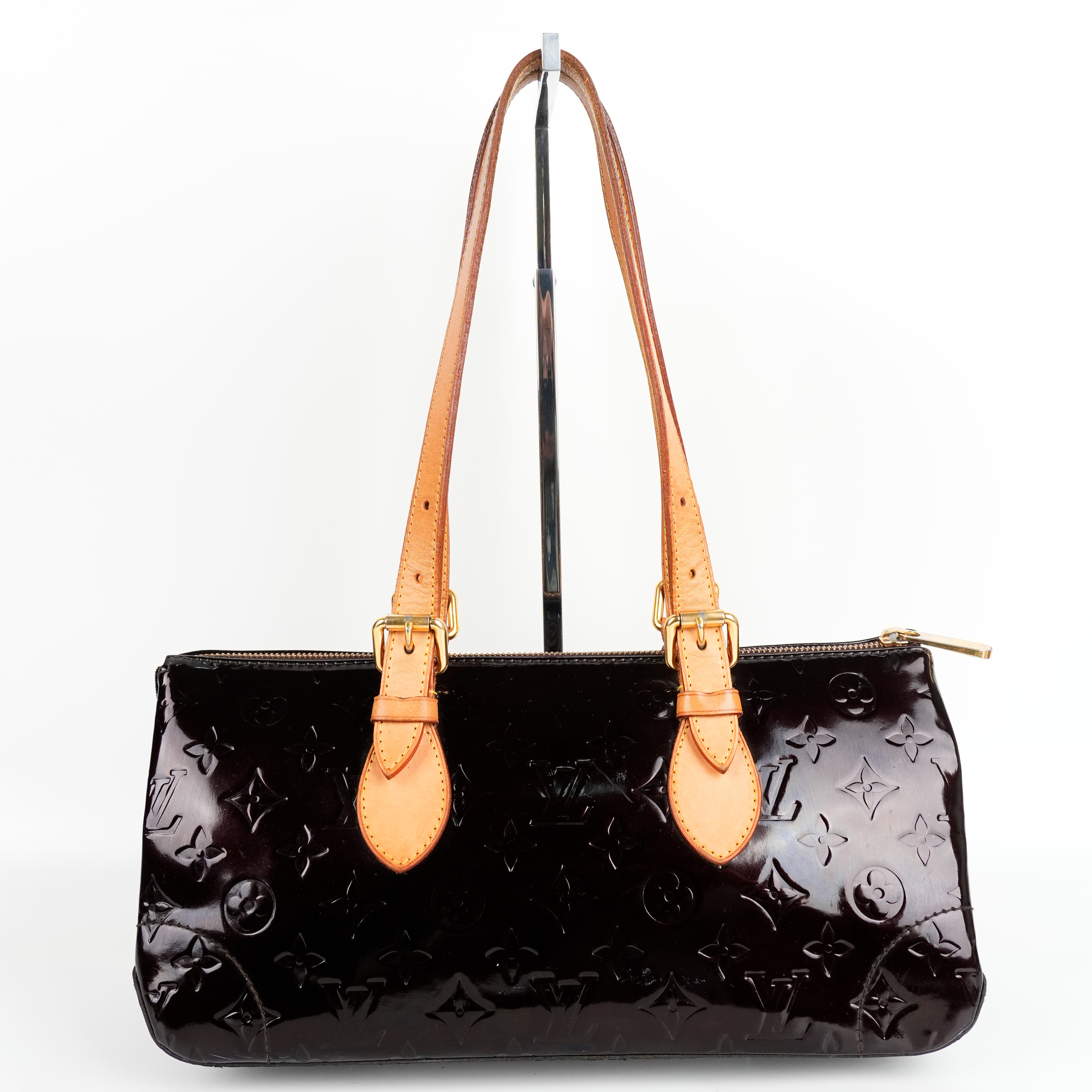 Louis Vuitton Amarante Monogram Vernis Rosewood Avenue Bag