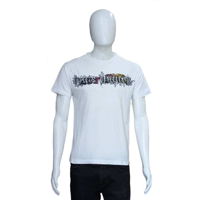 Louis Vuitton White (Ultra Rare) Virgil Abloh Wizard Oz Spiral Tee Shirt-Hover-Image