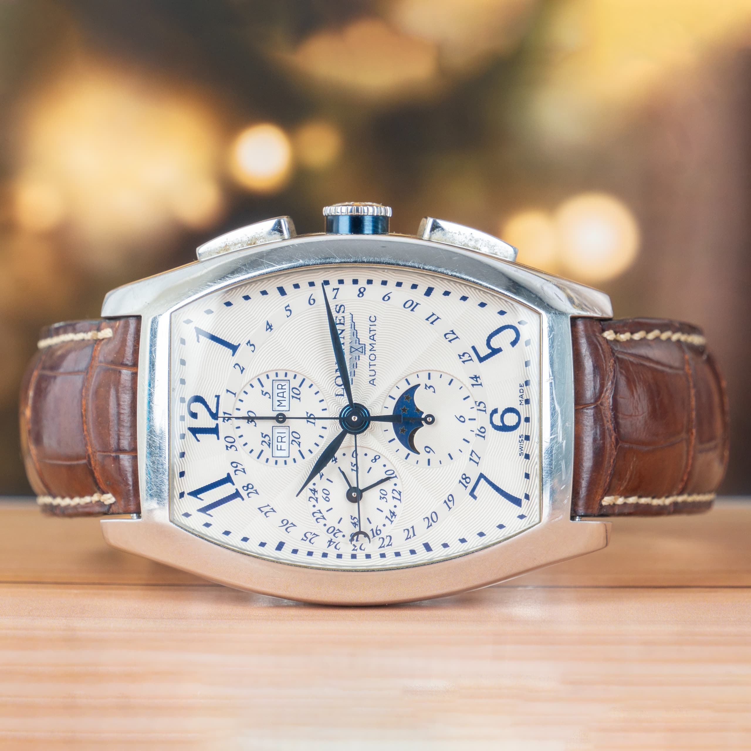 Longines Evidenza Chronograph Moonphase XL Automatic Watch