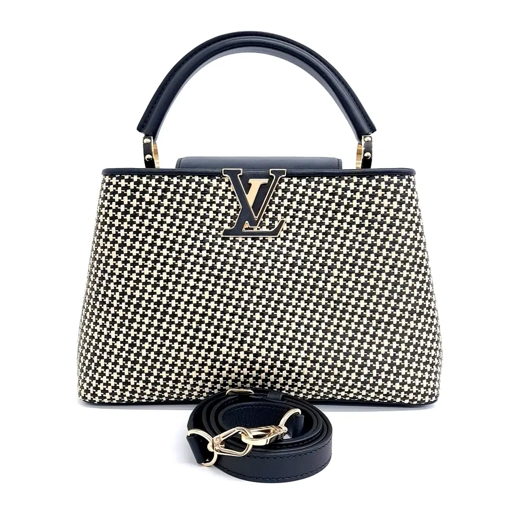 Louis Vuitton Raffia Capucine MM M57650