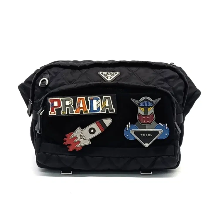 Prada Biker Bag (2VH021) & Patch Decoration-Hover-Image
