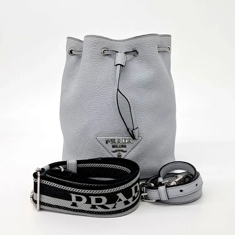 Prada Vitello Dino Bucket Bag (1BE060)-Hover-Image