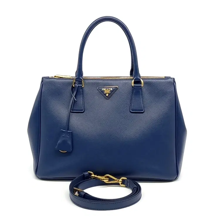 Prada Saffiano Luxe Tote and Shoulder Bag (1BA274)-Hover-Image