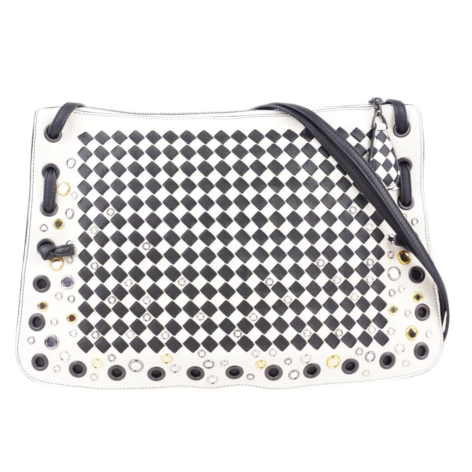 Bottega Veneta Intrecciato Weave Palio Crossbody Bag