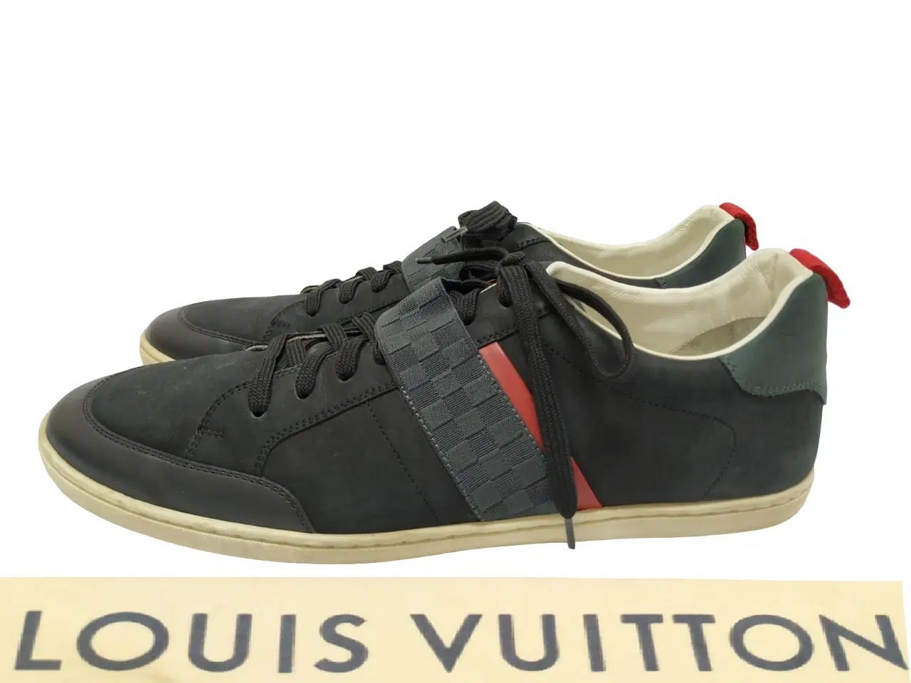 Louis Vuitton Black Damier Waterline Sneakers