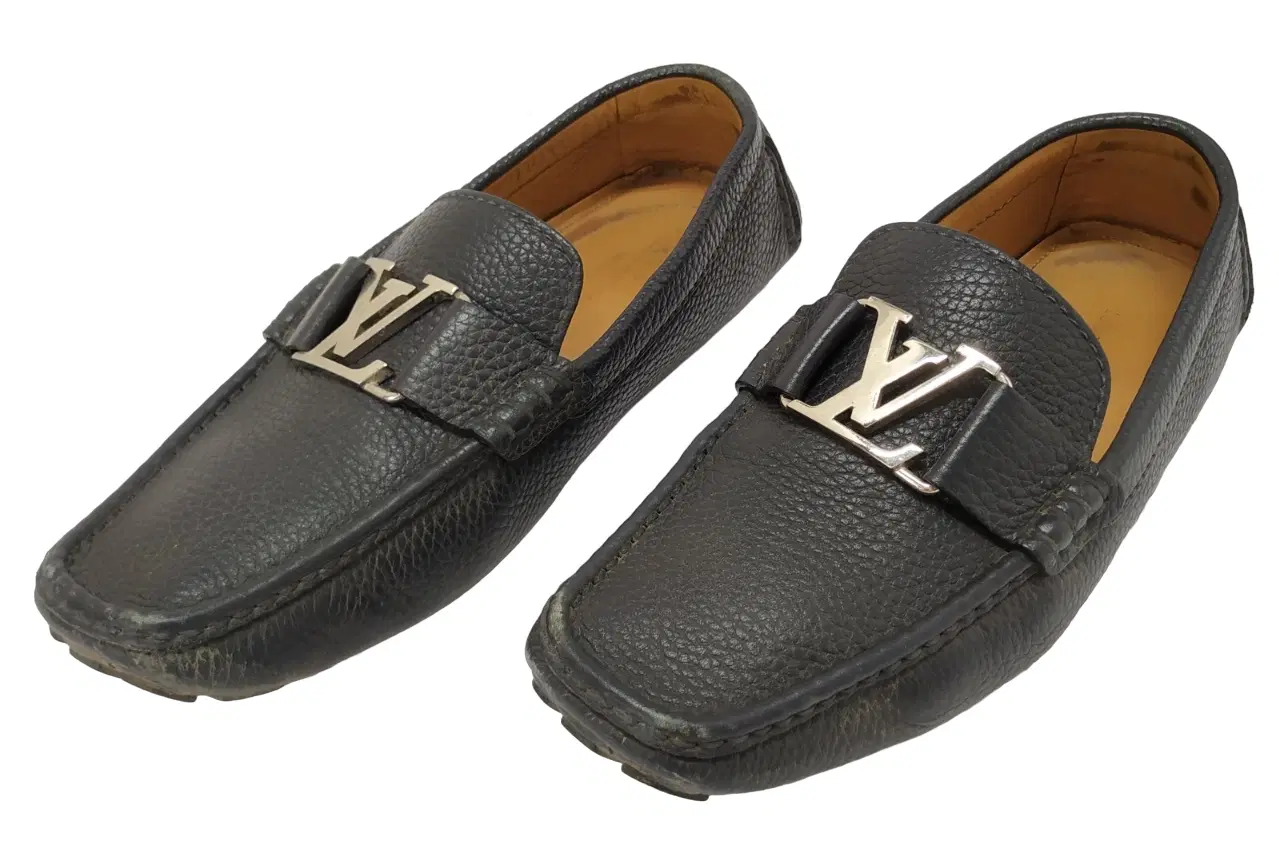 Louis Vuitton Black Monte Carlo Driving Moccasin