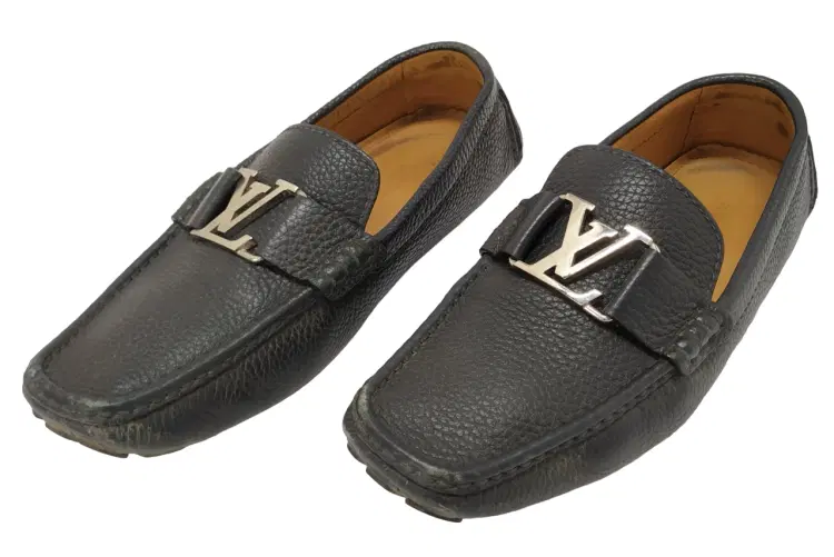 Louis Vuitton Black Monte Carlo Driving Moccasin-Hover-Image