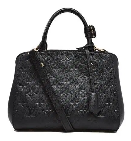 Louis Vuitton Black Monogram Empreinte Leather Montaigne BB Bag-Hover-Image
