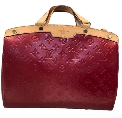 Louis Vuitton Amarante Monogram Vernis Brea GM Bag