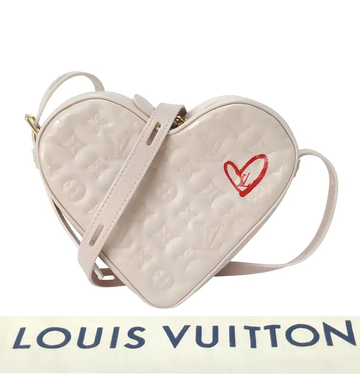 Louis Vuitton 2021 Monogram Empreinte Fall In Love Heart Crossbody Bag