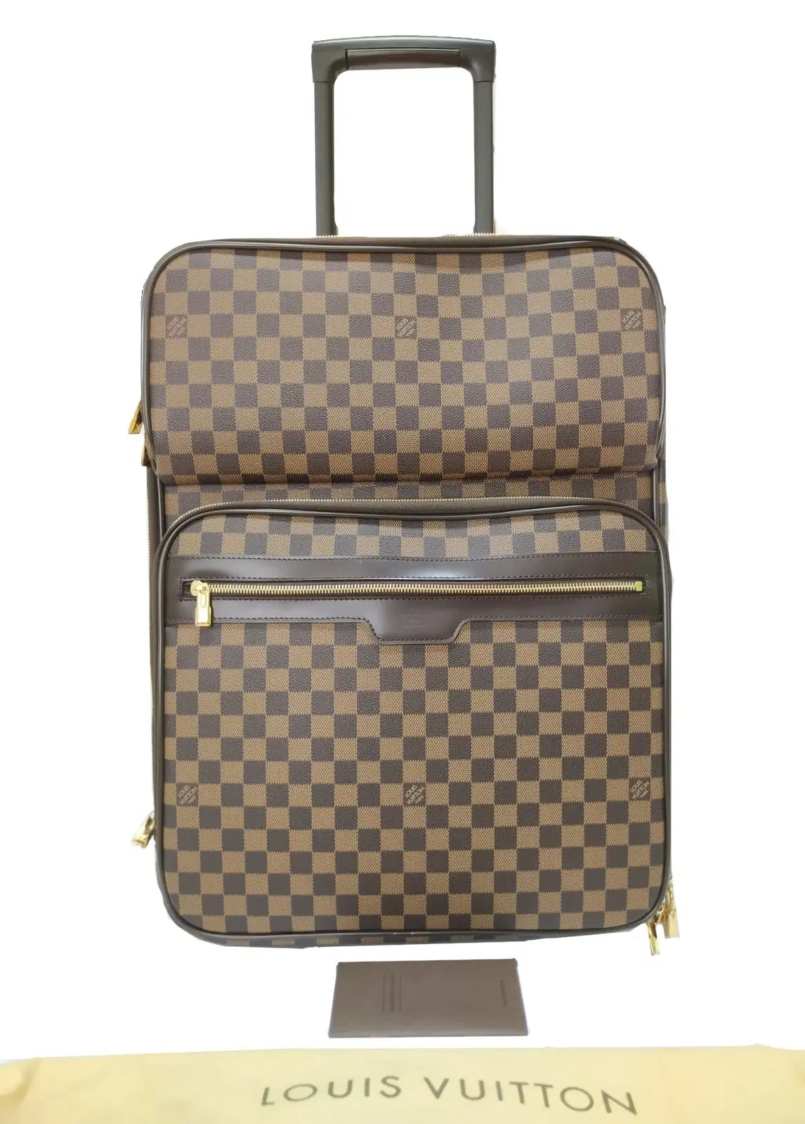 Louis Vuitton Damier Ebene Canvas Pegase 55 Business Suitcase