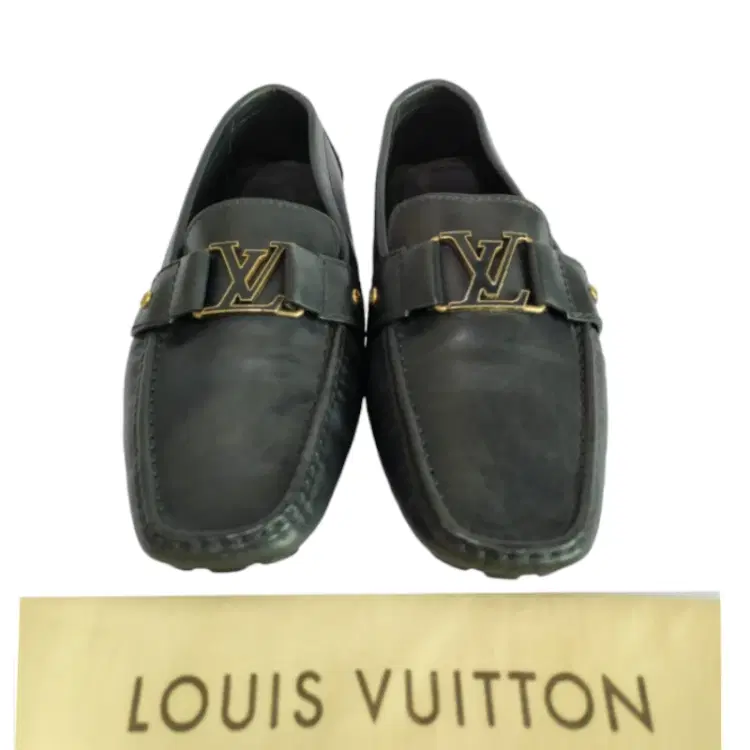 Louis Vuitton Black Monte Carlo Driving Leather Moccasin-Hover-Image