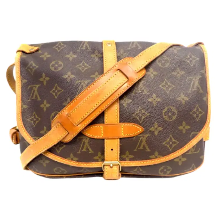 Louis Vuitton Canvas Saumur 30 Messenger Crossbody Bag-Hover-Image