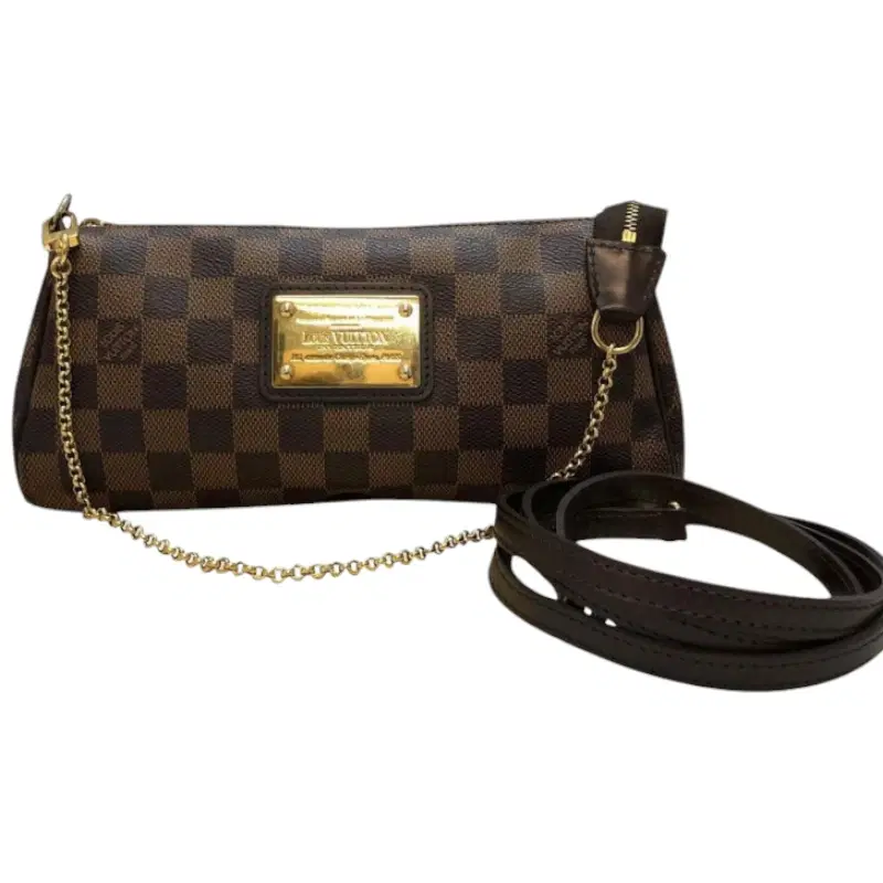 Louis Vuitton Eva Damier Ebene Canvas Crossbody Bag