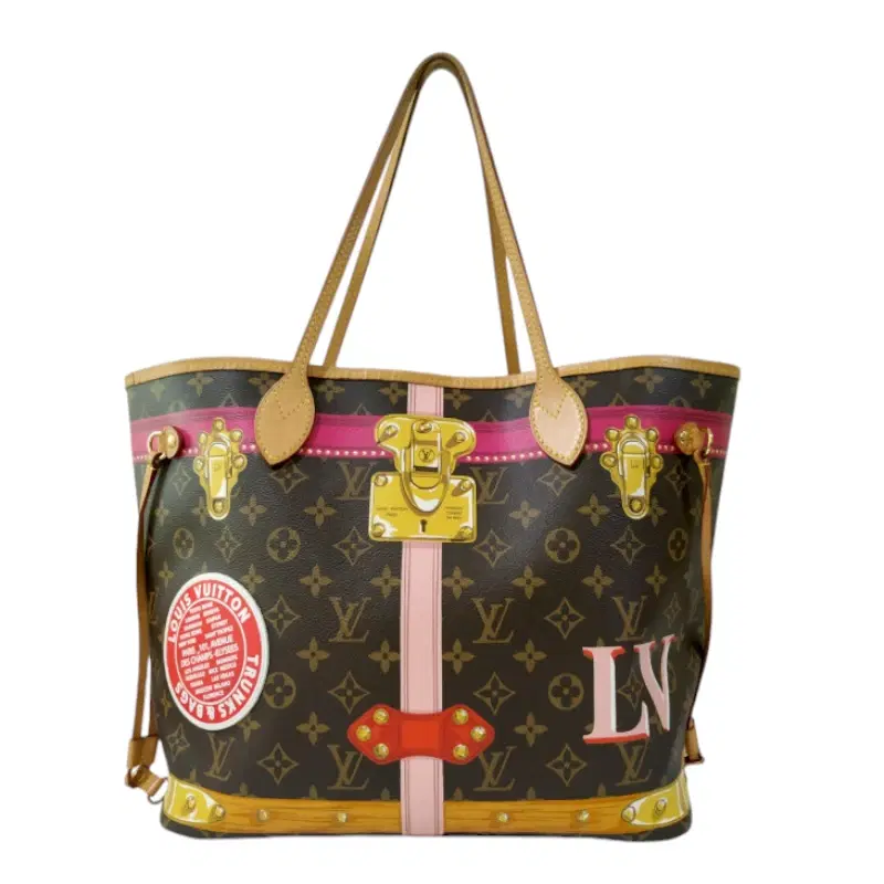 Louis Vuitton Monogram Summer Trunks MM Neo Neverfull Bag