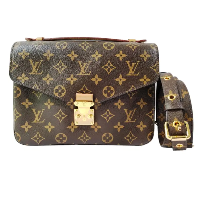 Louis Vuitton Pochette Metis Monogram Canvas Leather Crossbody Bag