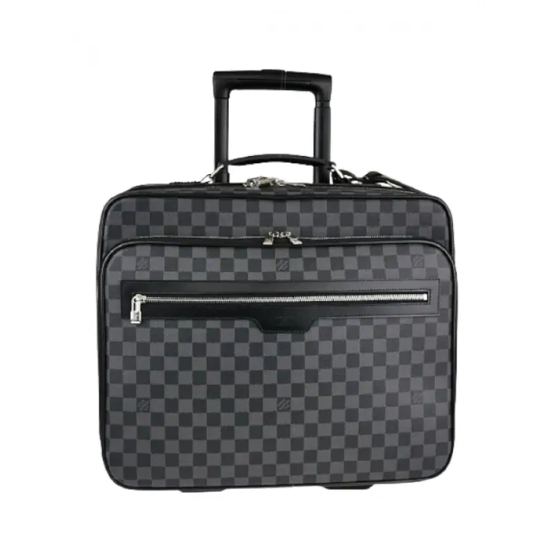 Louis Vuitton Damier Graphite Canvas Pilot Case Luggage Bag