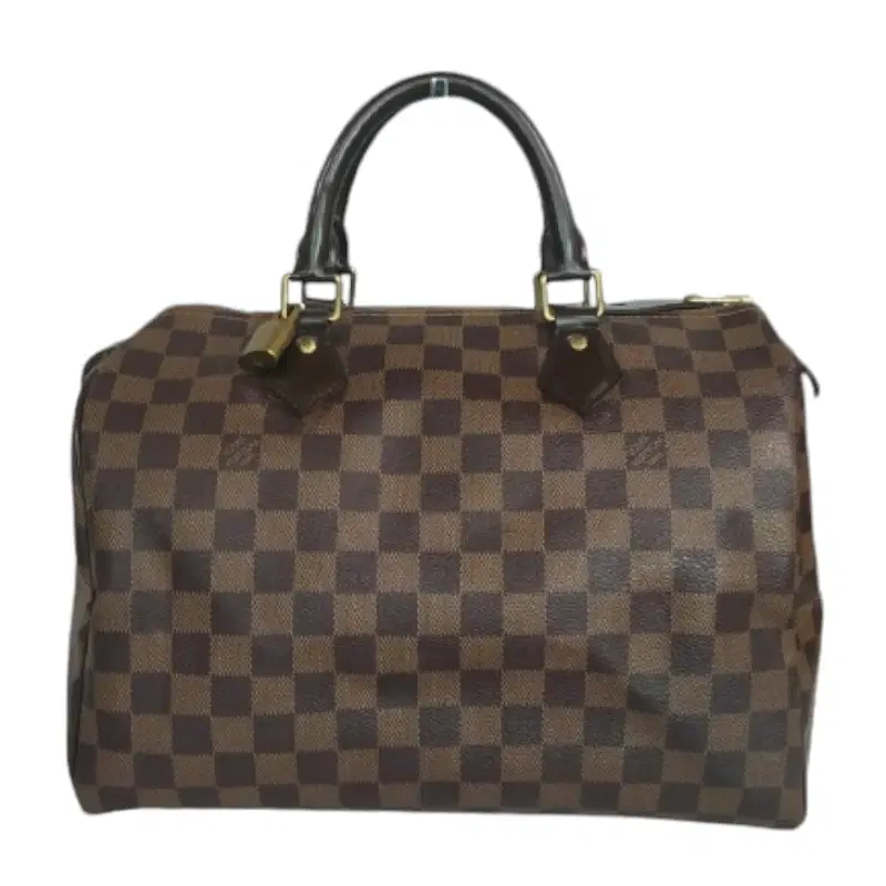 Louis Vuitton Speedy 30 Damier Ebene Canvas Handbag