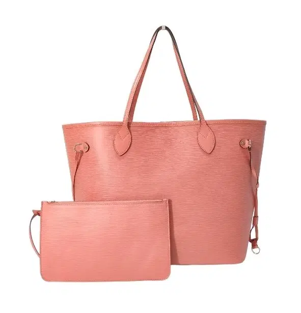 Louis Vuitton Coral Epi Leather Neverfull MM Bag