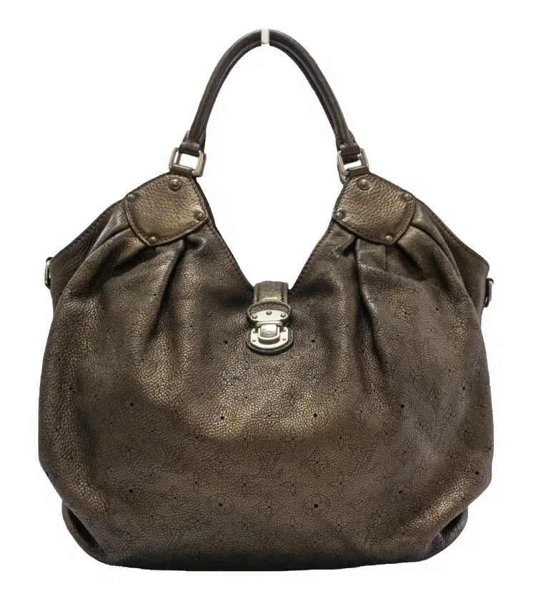 Louis Vuitton Metallic Mordore Monogram Mahina Leather Bag-Hover-Image