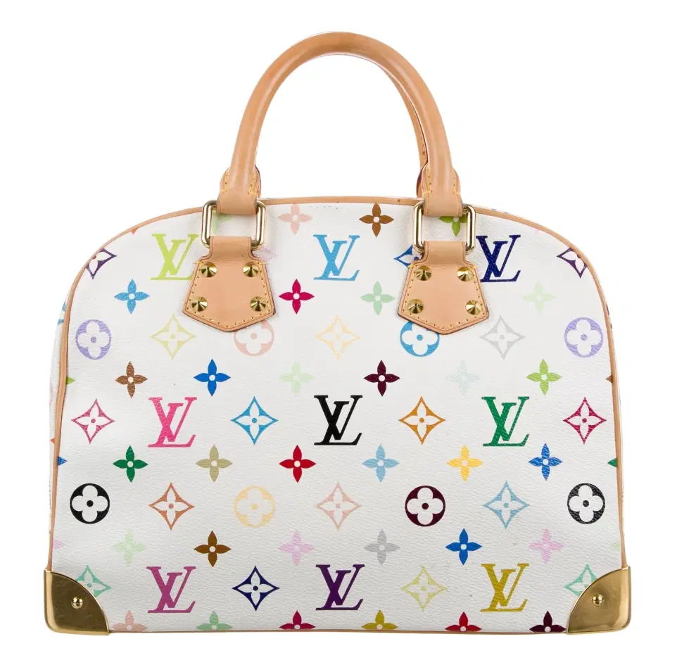 Louis Vuitton Monogram Multicolor Trouville White