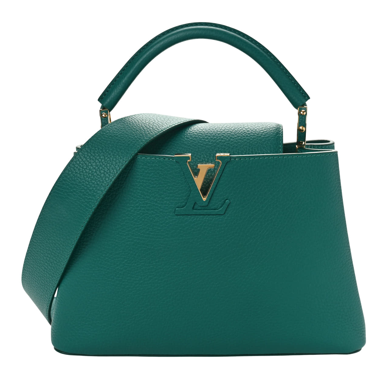 Louis Vuitton Capucines BB Limited Edition Deep Green Bag