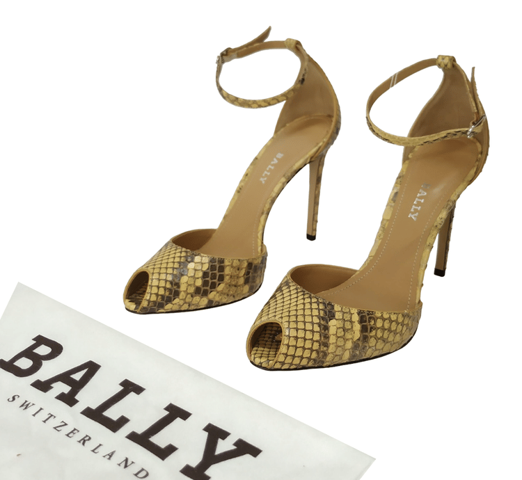 Bally Snake Slingback Peep Toe Pumps-Hover-Image