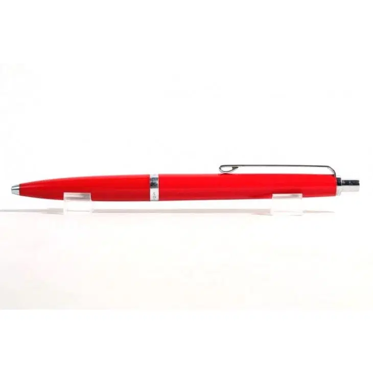 Montblanc n690 Red & Steel Traveller Ball Point Pen-Hover-Image