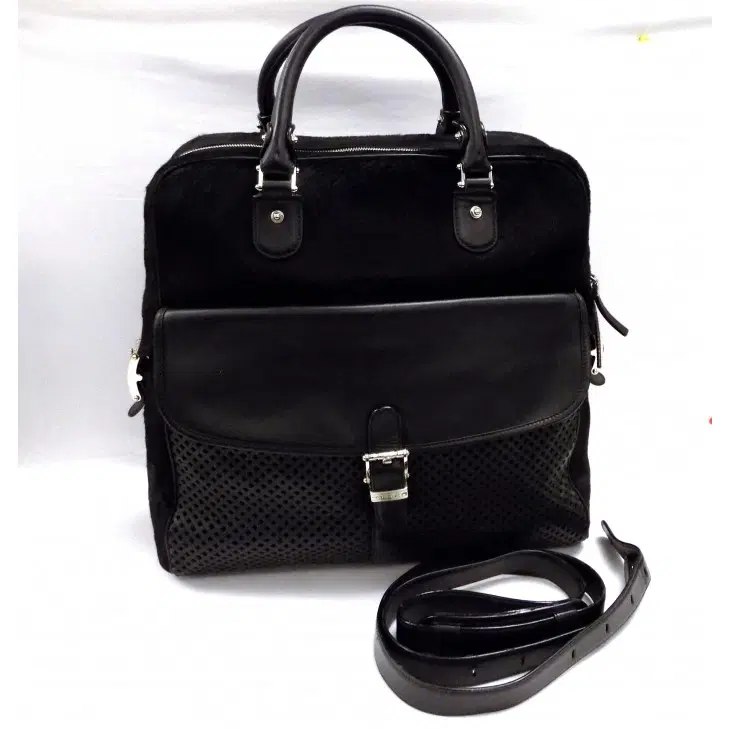 Mont Blanc Black Animal Fur Bag-Hover-Image