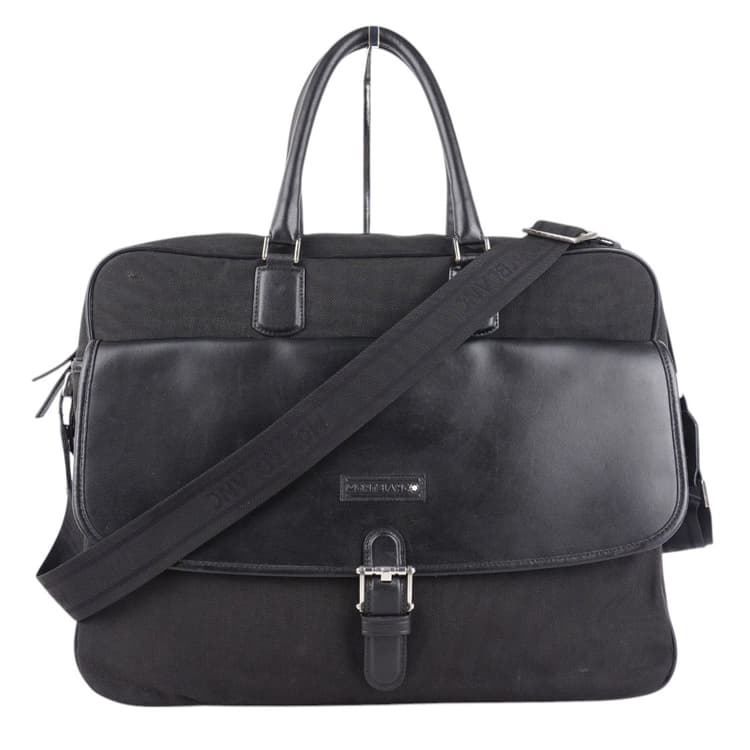 Montblanc Mens Leather Satchel-Hover-Image