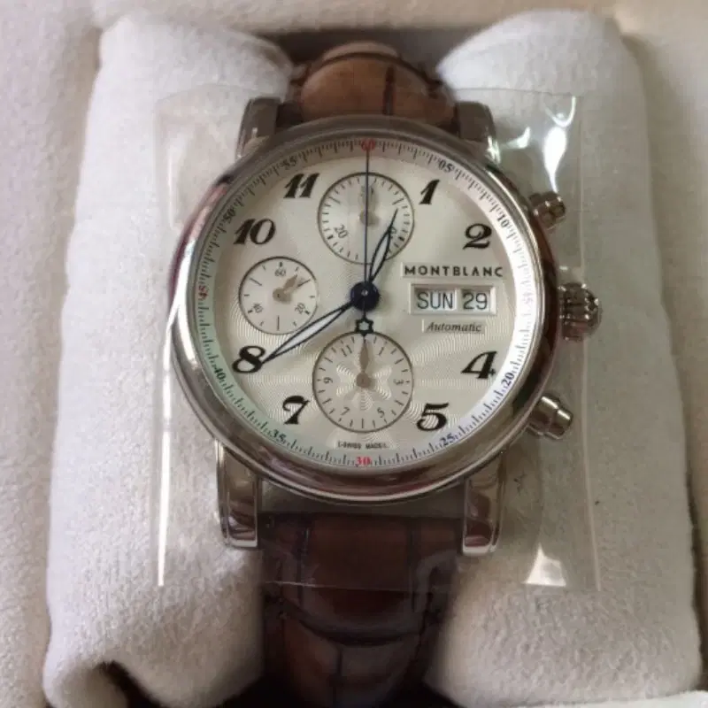 Montblanc Star Automatic Chronograph Silver Dial Men's Watch