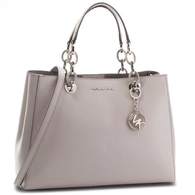 Michael Kors Cynthia Medium Leather Satchel