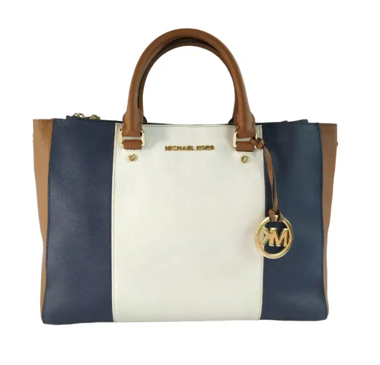 Michael Kors Sutton Center Stripe Medium Satchel-Hover-Image