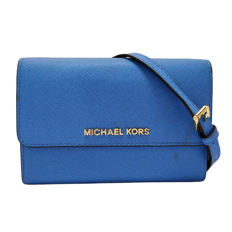 Michael Kors Jet Set Travel Saffiano Leather Wallet on Chain-Hover-Image