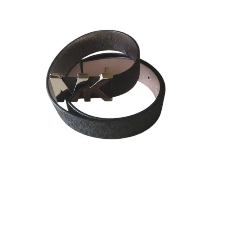 Michael Kors Signature Belt with MK Plaque-Hover-Image