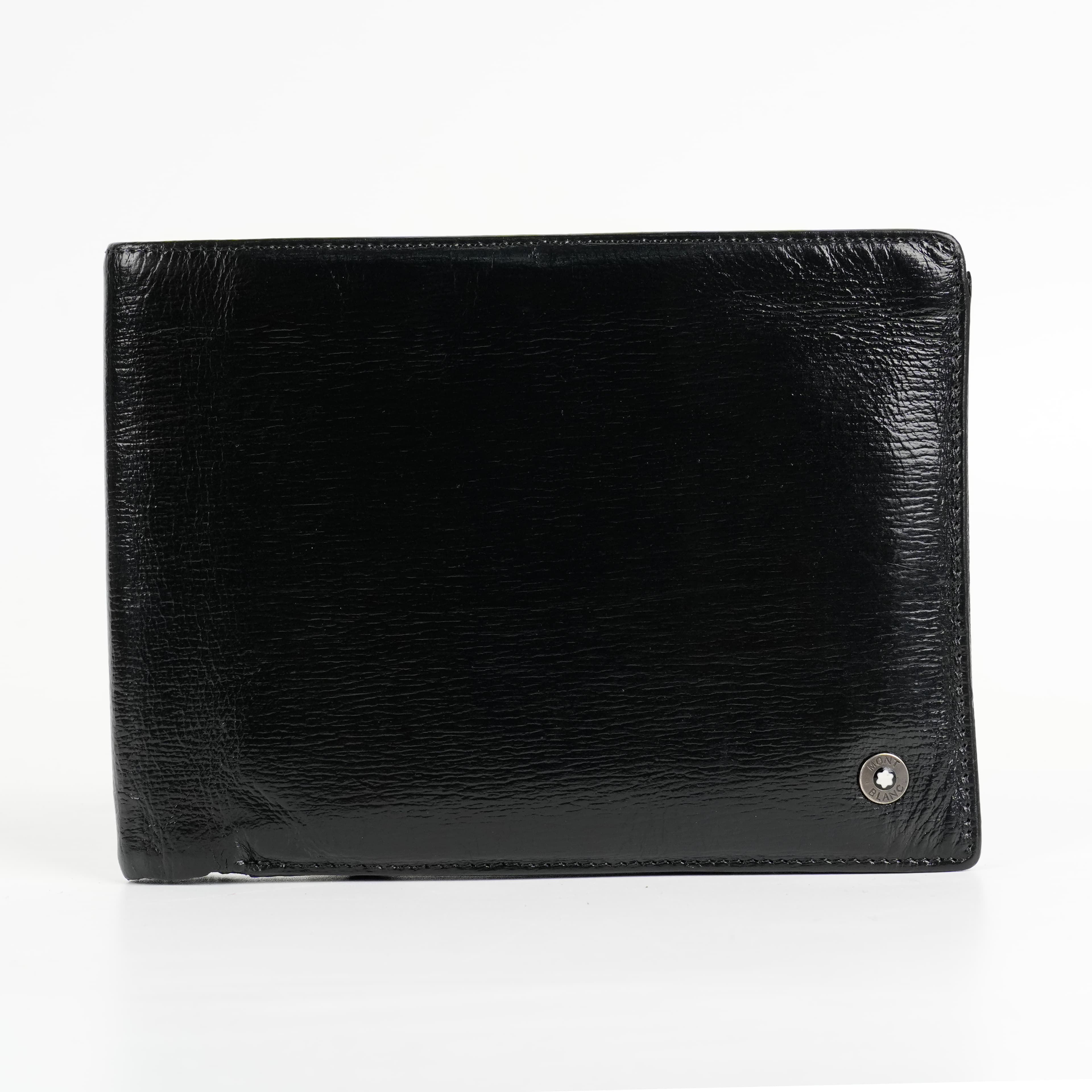 Mont Blanc Black Leather Wallet