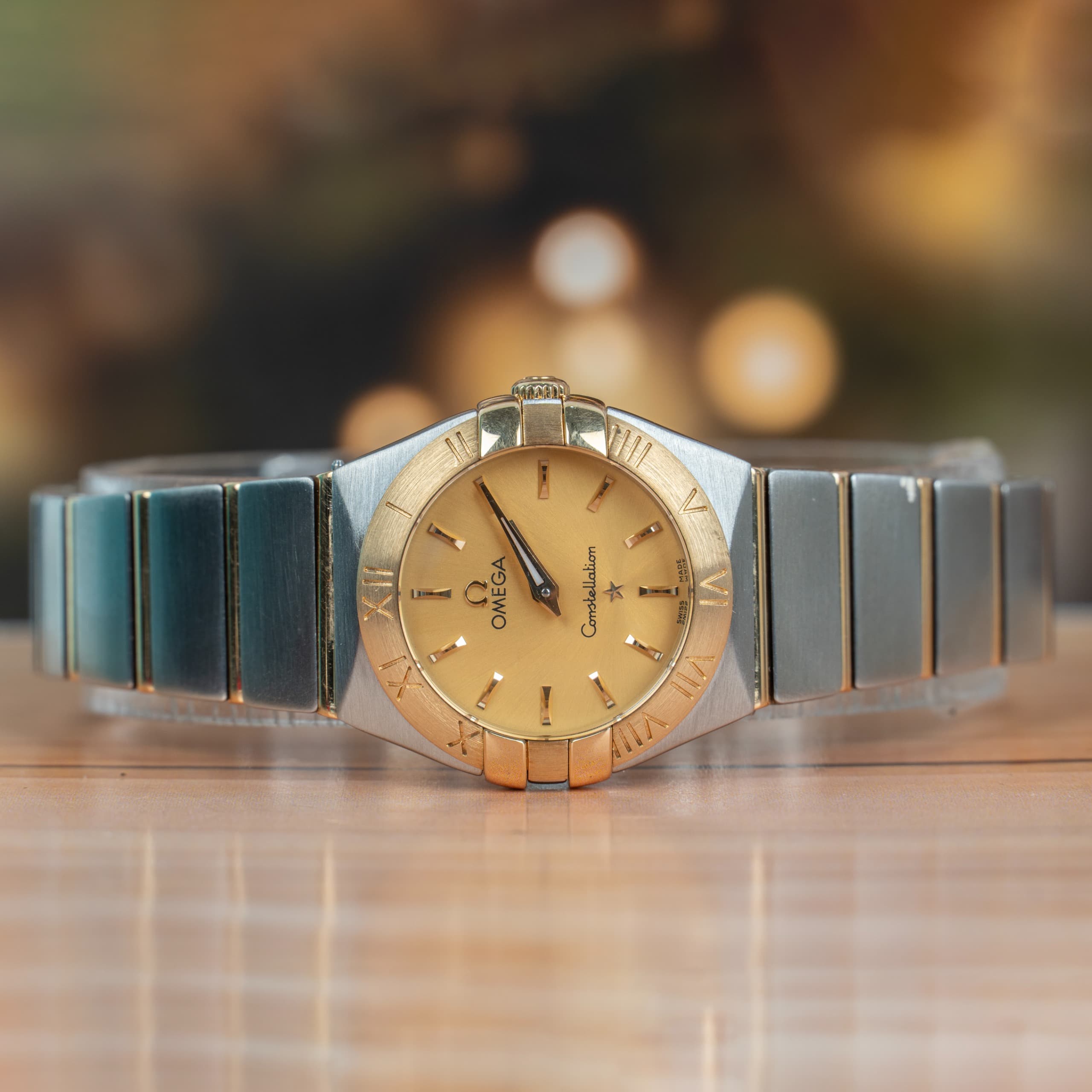 Omega Constellation 24 MM Steel and Yellow Gold Quartz