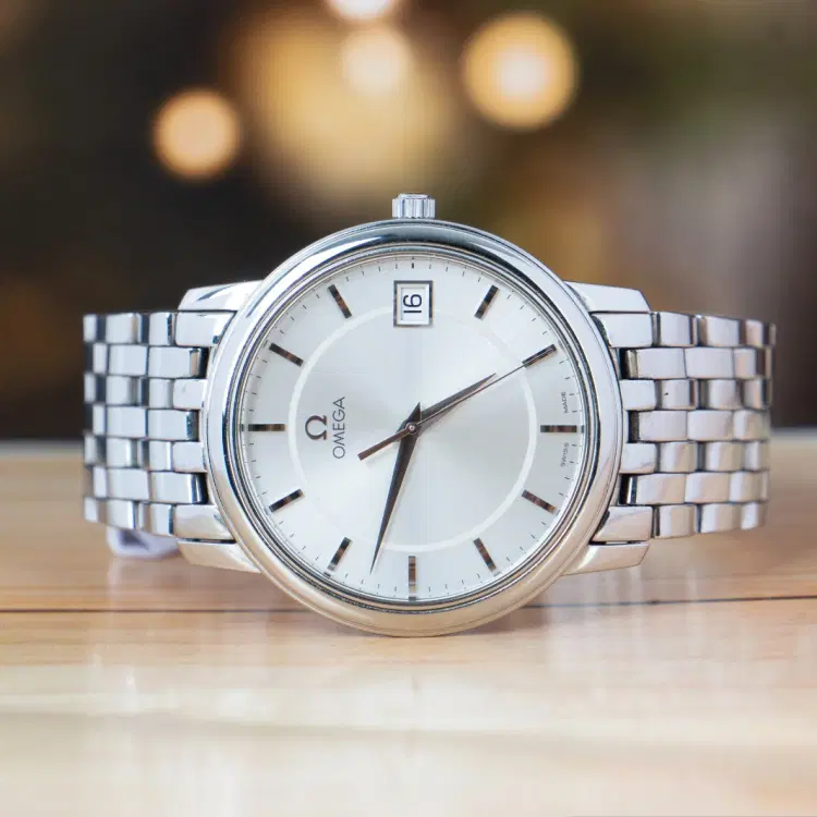 Omega De ville 34.4 MM Steel Quartz Watch-Hover-Image
