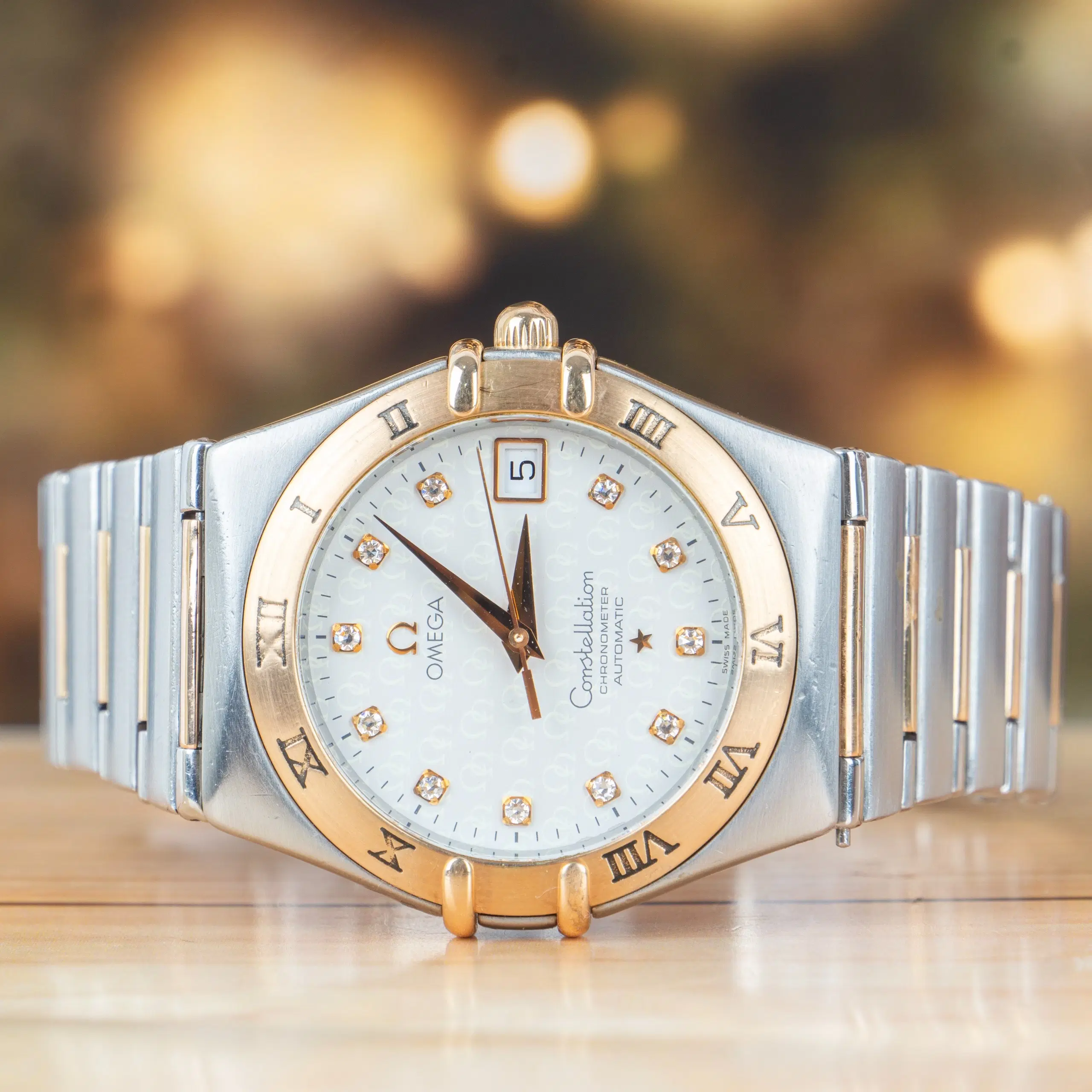 Omega Constellation 36 Rose Gold and Stainless Steel Automatic