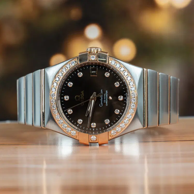 Omega Constellation Co-axial 35 MM Brown Dial Automatic-Hover-Image