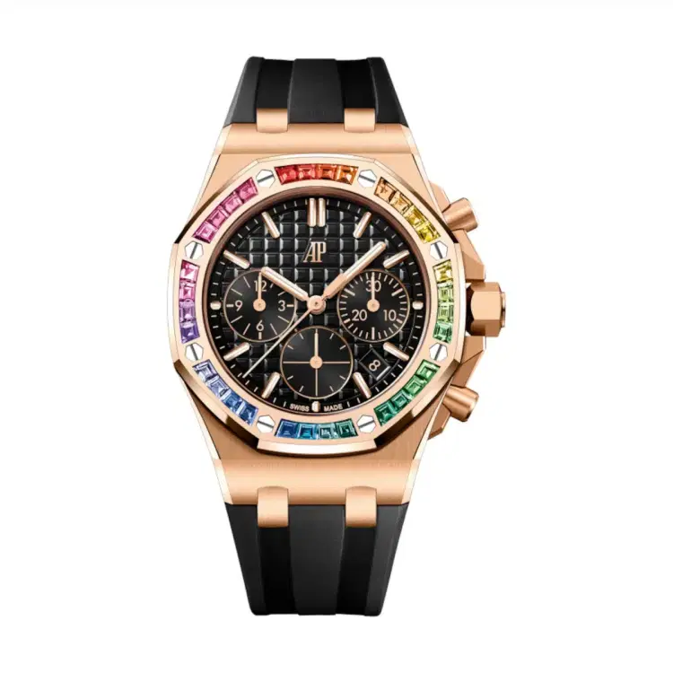 Audemars Piguet 26236OR.YY.D002CA.01 Royal Oak Offshore Black Dial Black Rubber Strap-Hover-Image