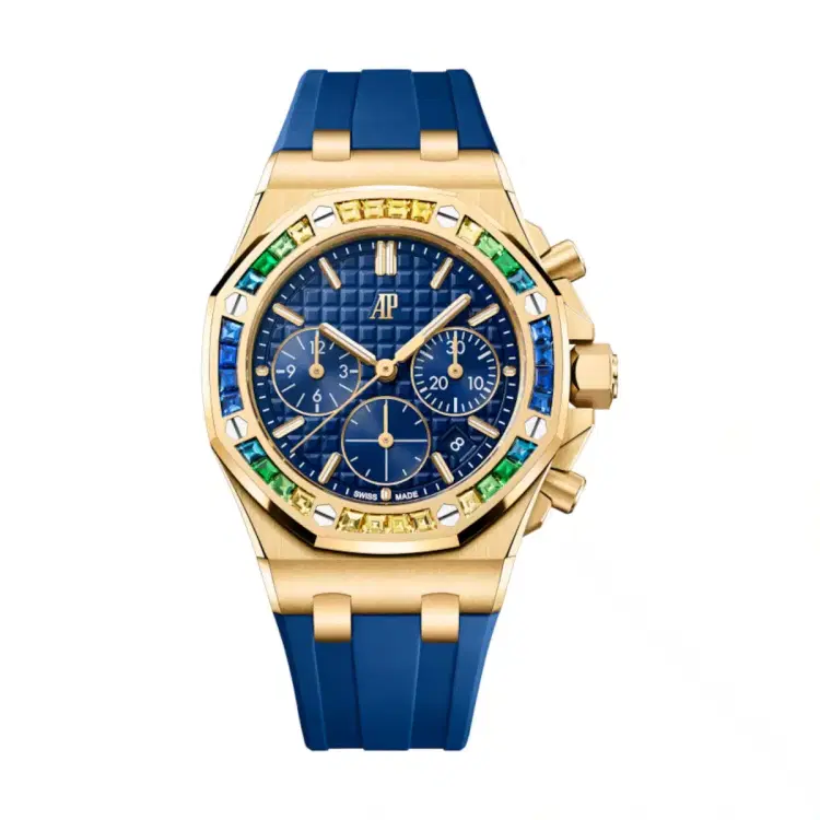 Audemars Piguet 26236BA.YY.D346CA.01 Royal Oak Offshore Blue Dial Blue Rubber Strap-Hover-Image