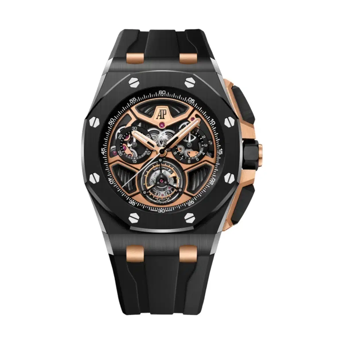 Audemars Piguet 26622CE.OO.D002CA.02 Royal Oak Offshore Black Dial Black Rubber Strap