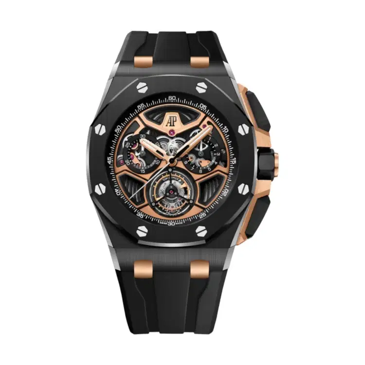 Audemars Piguet 26622CE.OO.D002CA.02 Royal Oak Offshore Black Dial Black Rubber Strap-Hover-Image