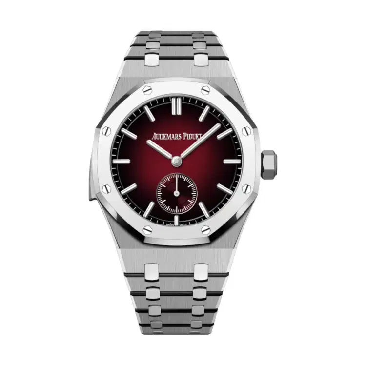 Audemars Piguet 26591IP.OO.1252IP.01 Royal Oak Burgundy Dial Titanium Bracelet-Hover-Image