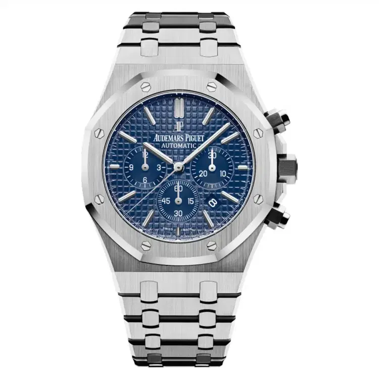 Audemars Piguet Royal 26320ST.OO.1220ST.03 Royal Oak Chronograph 41mm Blue Dial-Hover-Image