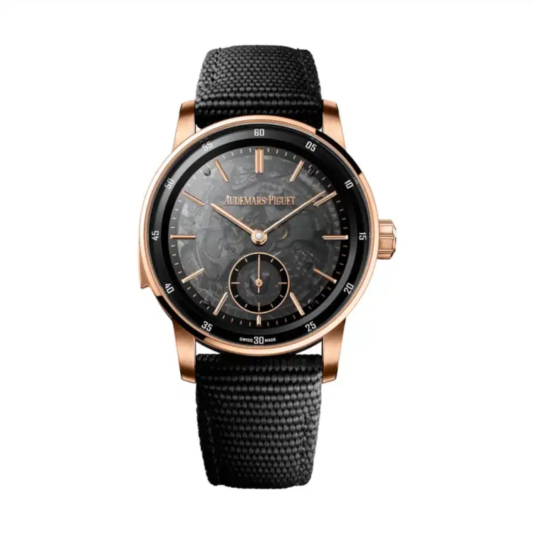 Audemars Piguet 26395NR.OO.D002KB.01 Code 11.59 Black Sapphire Dial Black Rubber Strap Watch-Hover-Image