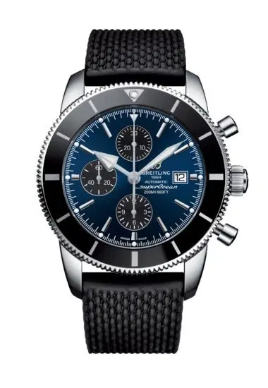 Breitling A1331212 Men’s Superocean Heritage II Chronograph 46 Stainless Steel Blue Dial-Hover-Image