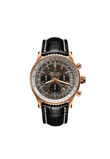 Breitling RB0311E61F1P1 Navitimer B03 Chronograph Rattrapante 18K 45mm Rose Gold Anthracite Dial-Hover-Image